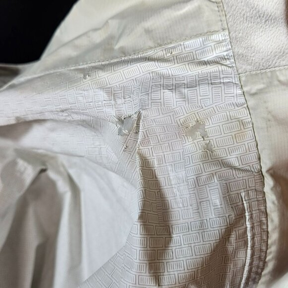 Patagonia Torrentshell Trench Coat Rain Jacket Style 27196 Womens XL Ivory White - Picture 6 of 16